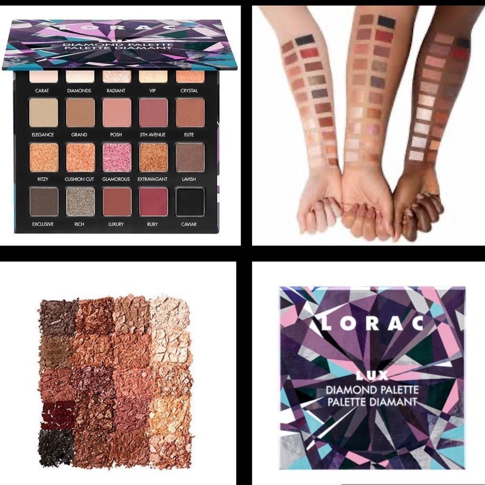 LORAC LUX Diamond Eyeshadow Palette NEW IN BOX